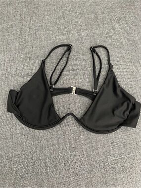 SHEIN Black Underwire Bikini with Adjustable Straps